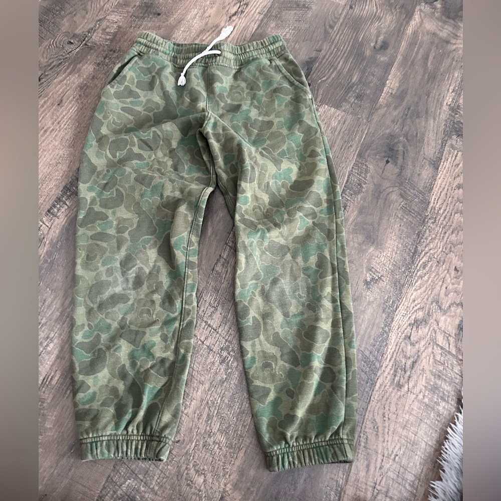 JCrew Crewcuts camo sweatpants size 12